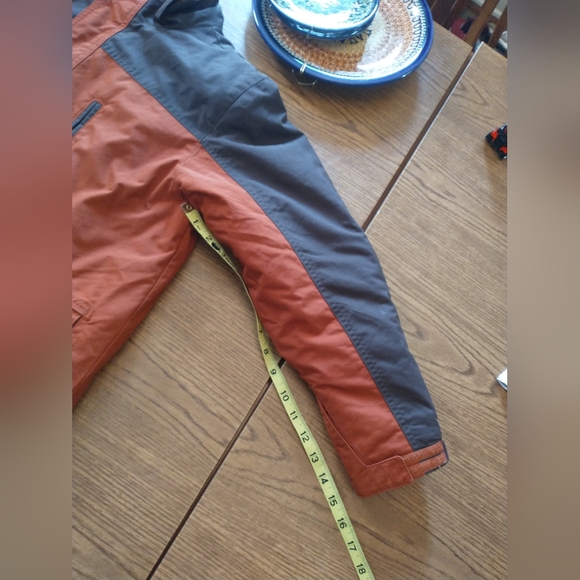 LL Bean Orange Kids ski jacket 14-16, thinsulate, waterproof - Picture 11 of 15